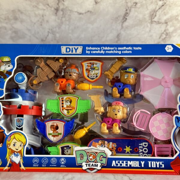 DOG TEAM ASSEMBLY TOYS - WW367